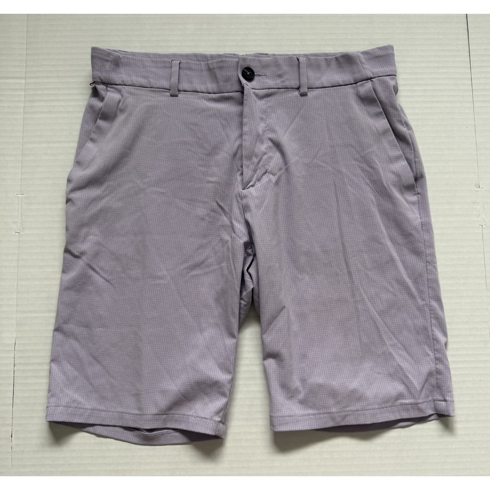 Kjus Golf Shorts Gray Size 32 Lavender 9 Inch